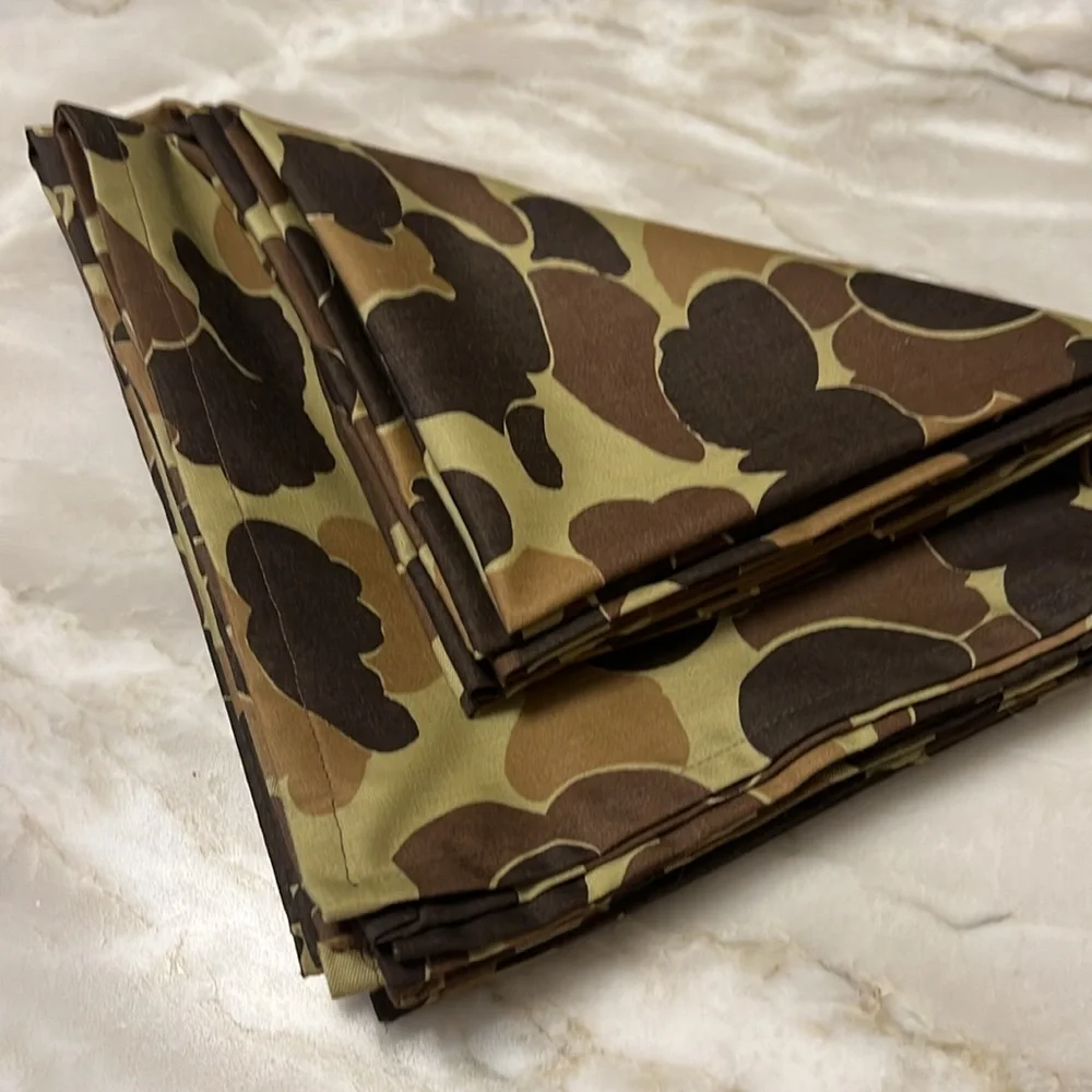 Camo Napkins, Handmade Cloth Napkins, Set of 6, NEW, Hand Made!